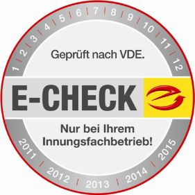E-Check-Plakette